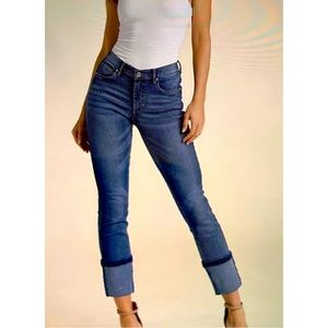Venus Cropped Cuff Jeans -Size 12 - NWOT
